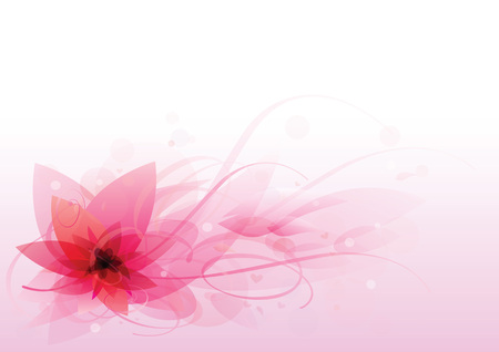 beautiful pink flower abstract background  vector のイラスト素材