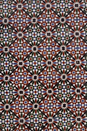 traditional spanish tiles background- azulejos 