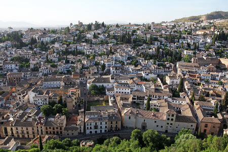 district Albayzin in Granada, Andalusia, Spain 