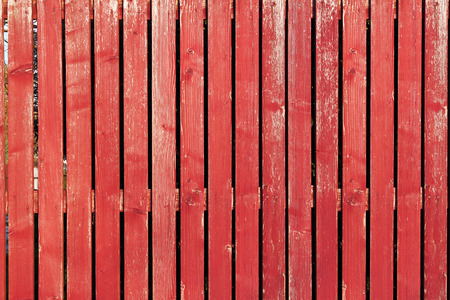 red wooden fence backgroundの写真素材