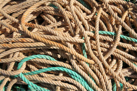 Boat rope backgroundの写真素材