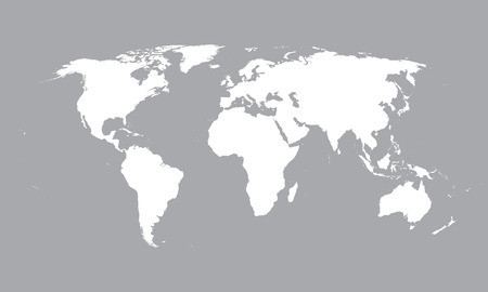 white world mapのイラスト素材