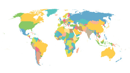 colorful word mapのイラスト素材