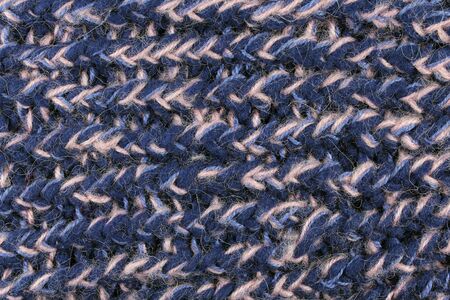 blue knitted wool background