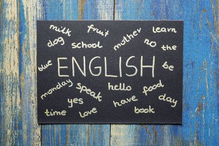 Concept of learning english languageの写真素材