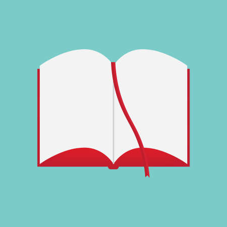 open book- vector illustrationのイラスト素材
