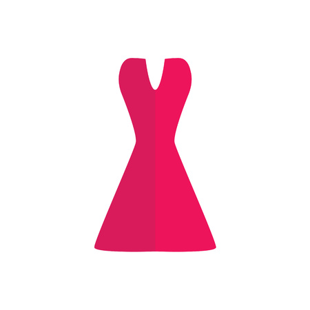 Pink dress icon- vector illustrationのイラスト素材