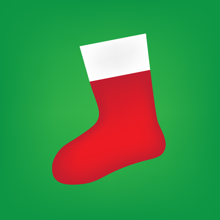 Christmas sock iconのイラスト素材