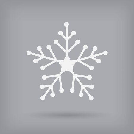 snowflake icon- vector illustrationのイラスト素材