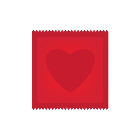 heart shaped condomのイラスト素材