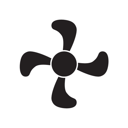 Air fan ventilator icon illustration.のイラスト素材