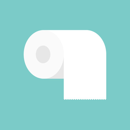 toilet paper icon- vector illustrationのイラスト素材
