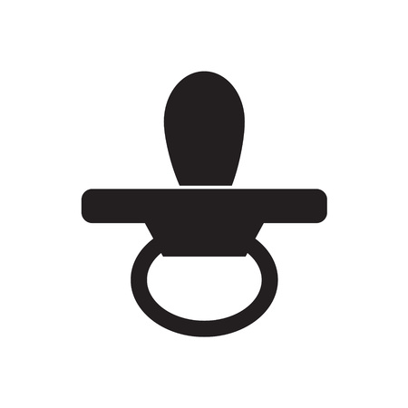 Baby pacifier iconのイラスト素材
