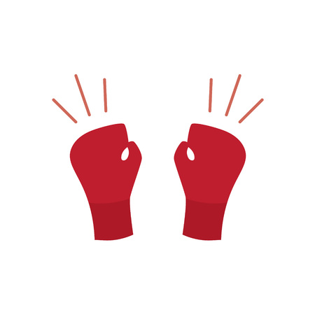 Boxing gloves icon- vector illustrationのイラスト素材