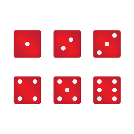 Gambling casino dices icon- vector illustrationのイラスト素材