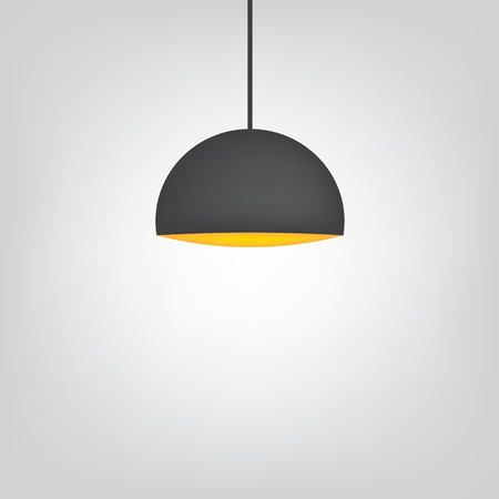 Hanging lamp icon - vector illustration.のイラスト素材