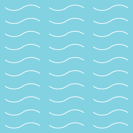 White waves background- vector illustration