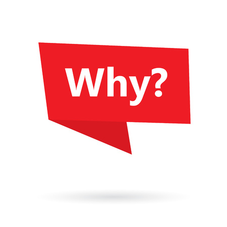 why word on speach bubble- vector illustrationのイラスト素材