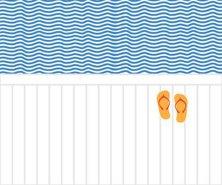 swimming pool top view- vector illustrationのイラスト素材