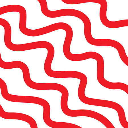 abstract red wavy background- vector illustrationのイラスト素材