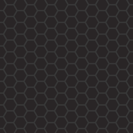 black hexagonal pattern- vector illustrationのイラスト素材