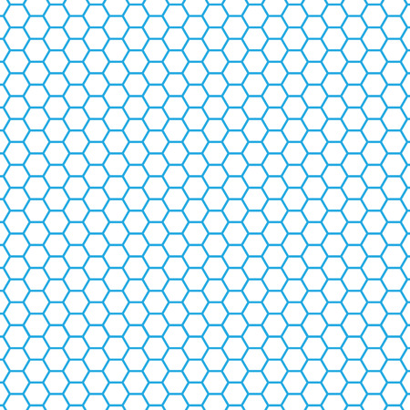 blue and white hexagonal pattern- vector illustrationのイラスト素材