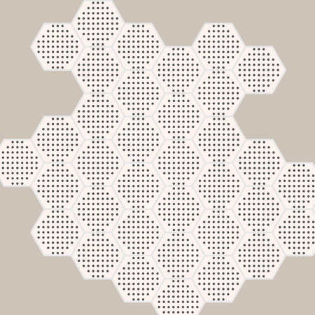 abstract hexagonal background- vector illustrationのイラスト素材