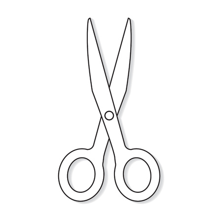 scissors icon- vector illustrationのイラスト素材