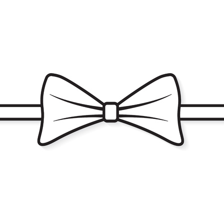 black bow tie icon- vector illustrationのイラスト素材