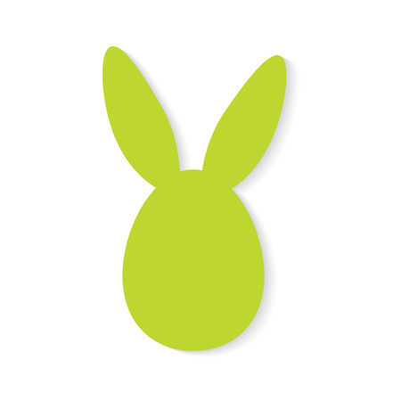 happy easter bunny- vector illustrationのイラスト素材