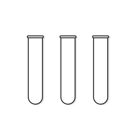test tube icon- vector illustrationのイラスト素材