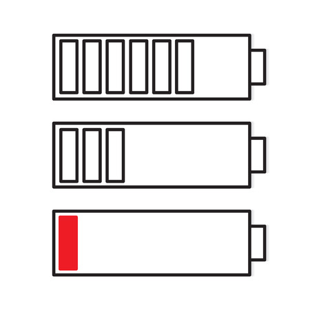 battery charging icon- vector illustrationのイラスト素材