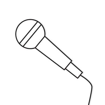 microphone icon- vector illustrationのイラスト素材