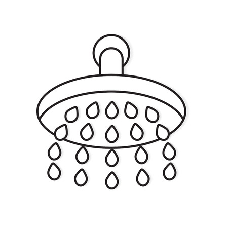 shower icon- vector illustrationのイラスト素材