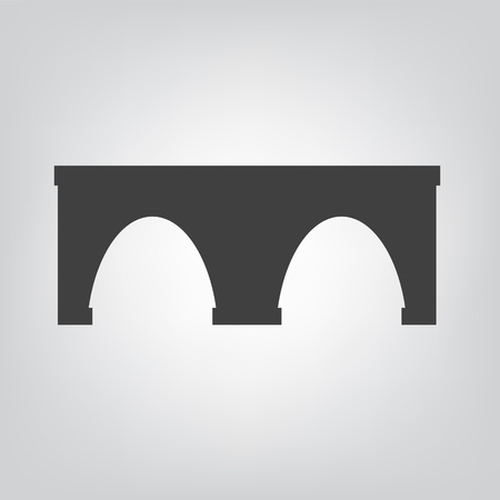 modern bridge icon- vector illustrationのイラスト素材