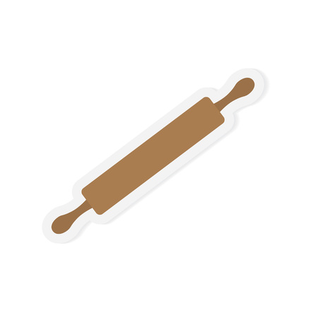 rolling pin icon- vector illustrationのイラスト素材