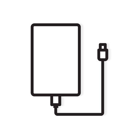 External hard drive iconのイラスト素材