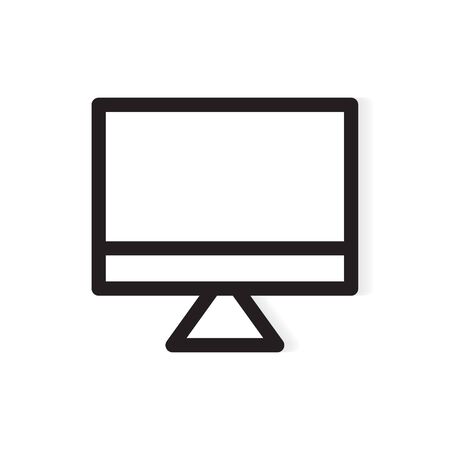 Personal computer iconのイラスト素材