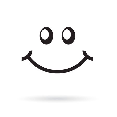 smile face icon- vector illustrationのイラスト素材