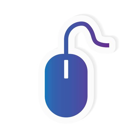 computer mouse icon- vector illustrationのイラスト素材