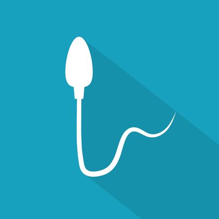 sperm male reproductive cell icon- vector illustrationのイラスト素材