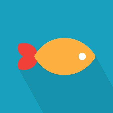 colorful fish icon- vector illustrationのイラスト素材
