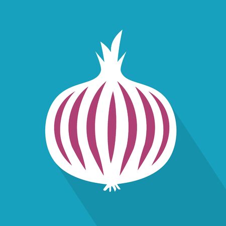 red onion icon- vector illustrationのイラスト素材