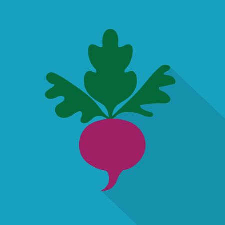 beetroot vegetable icon- vector illustrationのイラスト素材