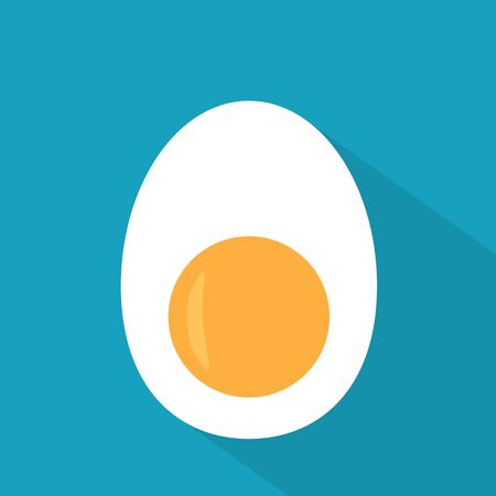 egg half icon- vector illustrationのイラスト素材