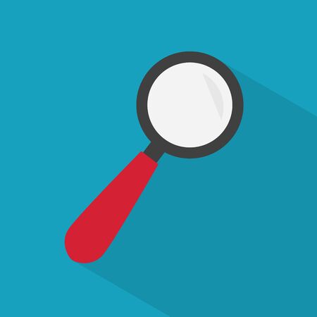 magnifying glass icon- vector illustrationのイラスト素材