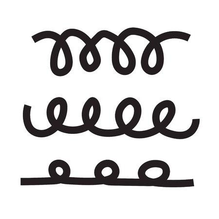 spiral line icon- vector illustrationのイラスト素材