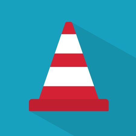 traffic cone icon- vector illustrationのイラスト素材