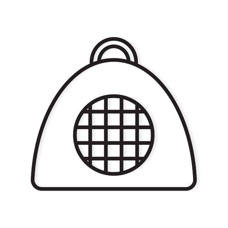 pet carrier box icon- vector illustrationのイラスト素材