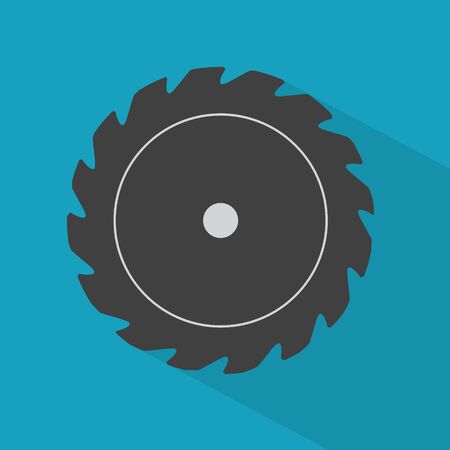 circular saw icon- vector illustrationのイラスト素材